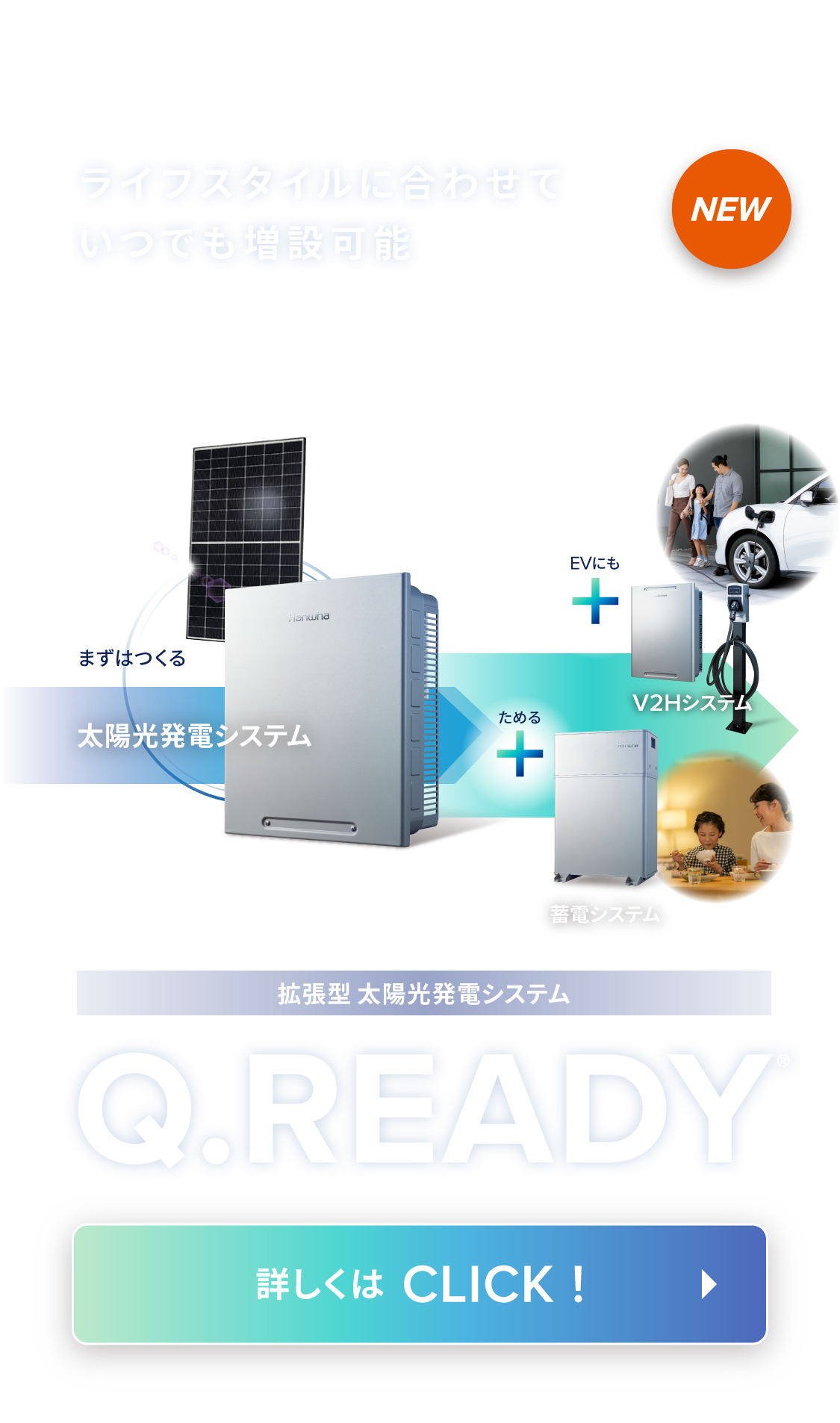 今の暮らしと、これからのあなたを結ぶ。　Q.READY 